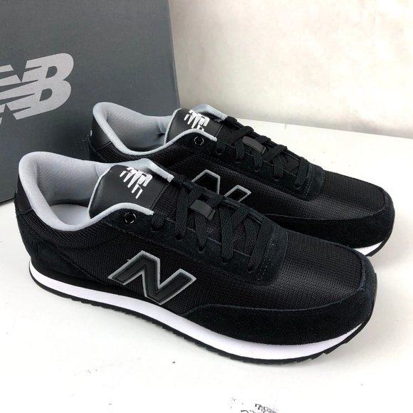 New Balance 501 Suede Sneakers MZ501CRB Black - Picture 4 of 10